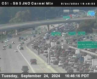 SB 5 at Carmel Mountain Rd.