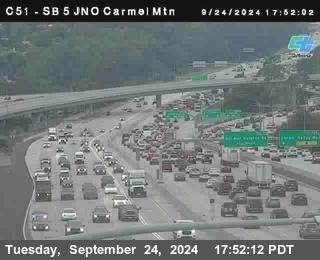 SB 5 at Carmel Mountain Rd.