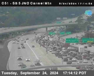 SB 5 at Carmel Mountain Rd.