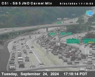 SB 5 at Carmel Mountain Rd.