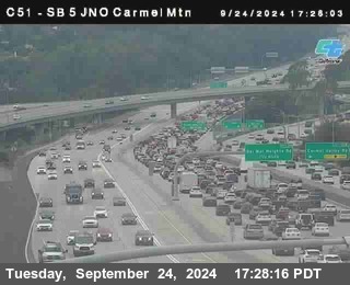 SB 5 at Carmel Mountain Rd.