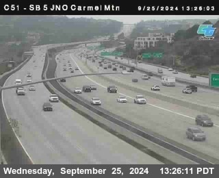 SB 5 at Carmel Mountain Rd.