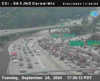 SB 5 at Carmel Mountain Rd.