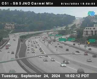 SB 5 at Carmel Mountain Rd.