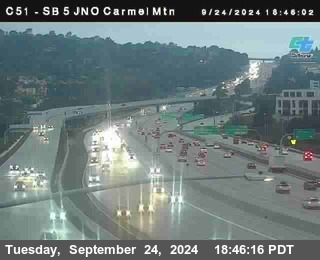 SB 5 at Carmel Mountain Rd.