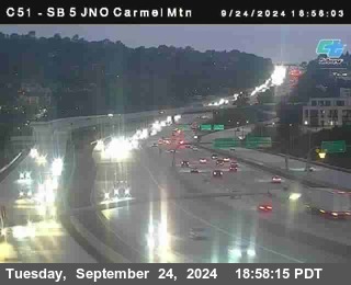 SB 5 at Carmel Mountain Rd.