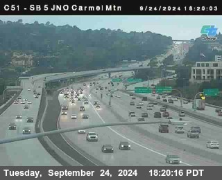 SB 5 at Carmel Mountain Rd.