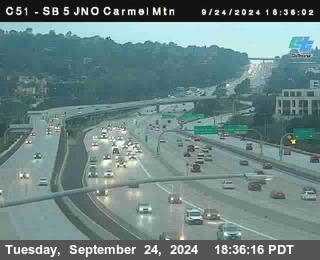 SB 5 at Carmel Mountain Rd.