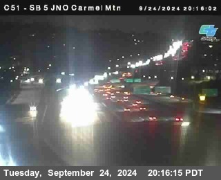 SB 5 at Carmel Mountain Rd.