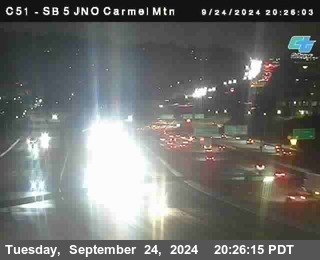 SB 5 at Carmel Mountain Rd.