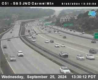 SB 5 at Carmel Mountain Rd.