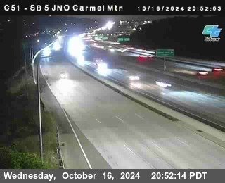 SB 5 at Carmel Mountain Rd.