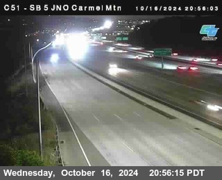 SB 5 at Carmel Mountain Rd.