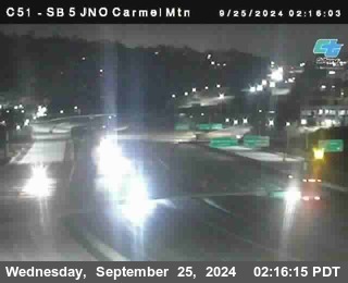 SB 5 at Carmel Mountain Rd.