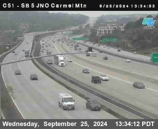 SB 5 at Carmel Mountain Rd.