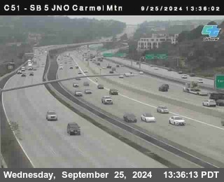 SB 5 at Carmel Mountain Rd.