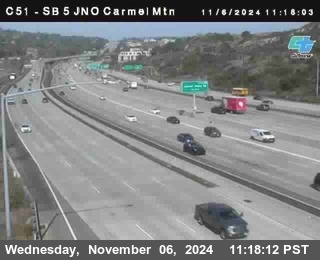 SB 5 at Carmel Mountain Rd.