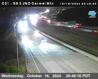 SB 5 at Carmel Mountain Rd.