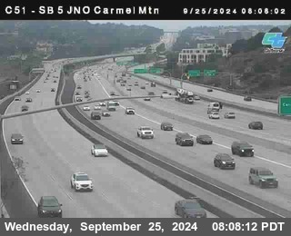 SB 5 at Carmel Mountain Rd.