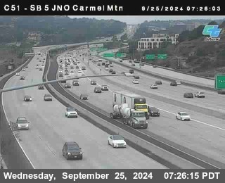 SB 5 at Carmel Mountain Rd.