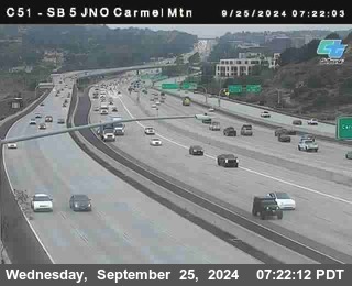 SB 5 at Carmel Mountain Rd.