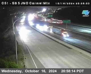 SB 5 at Carmel Mountain Rd.