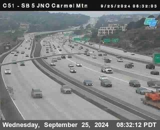 SB 5 at Carmel Mountain Rd.