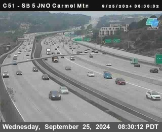 SB 5 at Carmel Mountain Rd.