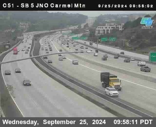 SB 5 at Carmel Mountain Rd.