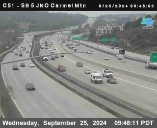 SB 5 at Carmel Mountain Rd.