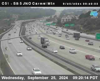 SB 5 at Carmel Mountain Rd.