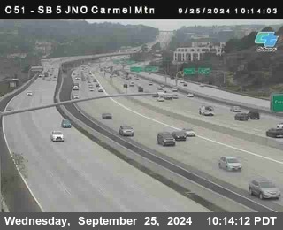 SB 5 at Carmel Mountain Rd.