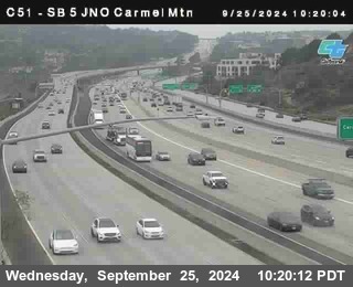 SB 5 at Carmel Mountain Rd.