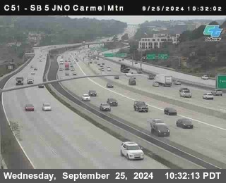 SB 5 at Carmel Mountain Rd.