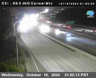 SB 5 at Carmel Mountain Rd.