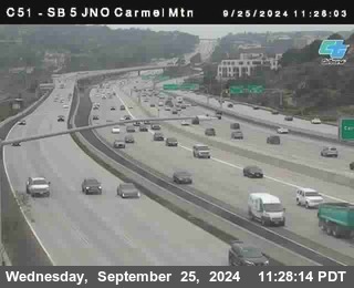 SB 5 at Carmel Mountain Rd.