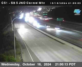 SB 5 at Carmel Mountain Rd.