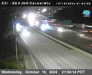 SB 5 at Carmel Mountain Rd.