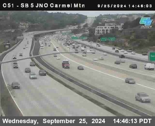 SB 5 at Carmel Mountain Rd.