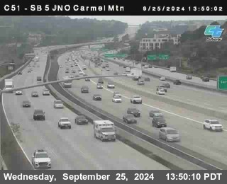 SB 5 at Carmel Mountain Rd.