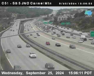 SB 5 at Carmel Mountain Rd.