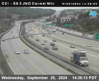 SB 5 at Carmel Mountain Rd.