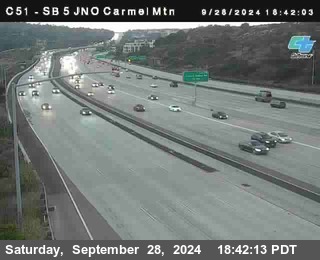 SB 5 at Carmel Mountain Rd.