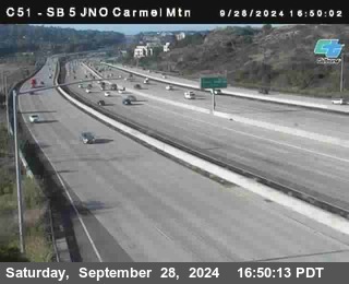 SB 5 at Carmel Mountain Rd.