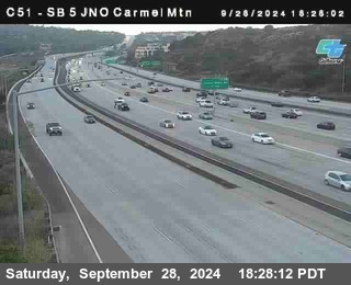 SB 5 at Carmel Mountain Rd.