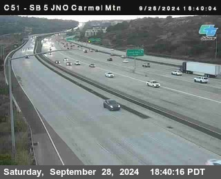 SB 5 at Carmel Mountain Rd.