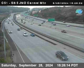 SB 5 at Carmel Mountain Rd.