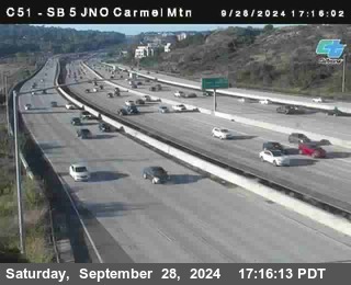 SB 5 at Carmel Mountain Rd.