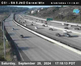 SB 5 at Carmel Mountain Rd.