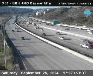 SB 5 at Carmel Mountain Rd.